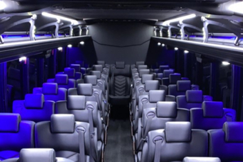 Greenwich Charter Bus Interior