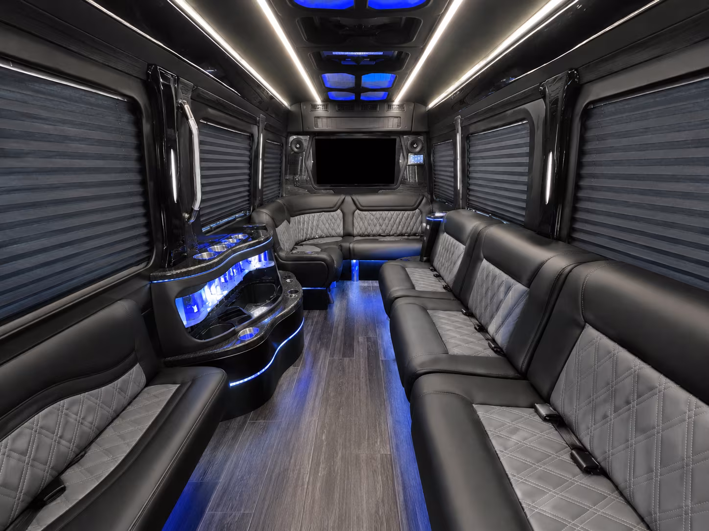 corporate event and conference shuttle buses in greenwich
